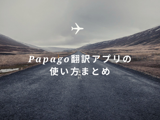 Papago翻訳アプリの使い方は？音声翻訳と画像翻訳について画像付きで紹介！11