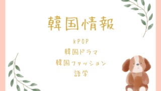 KPOP・韓国ファッション