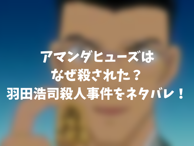 アマンダヒューズはなぜ殺された？羽田浩司殺人事件をネタバレ！