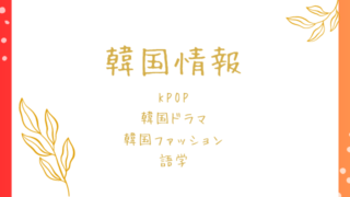 KPOP・韓国ファッション